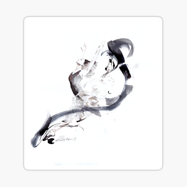 Misty Copeland, danse by @Kahlie Sticker