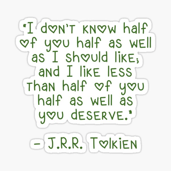 Item preview, Tolkien's wisdom designed and sold by designsbyt0tsy.