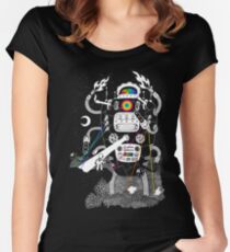 Behold my Wrench, Destructron! Women's Fitted Scoop T-Shirt