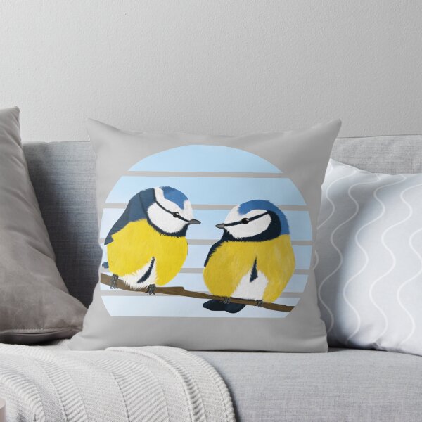 Item preview, jz.birds Blue tits Bird Animal Design Illustration designed and sold by jz-birds.