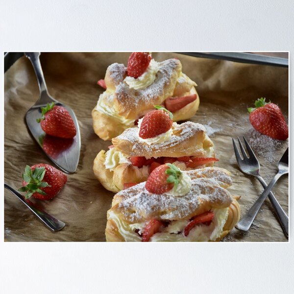 Item preview, Strawberry Eclair designed and sold by Dawn van Doorn.