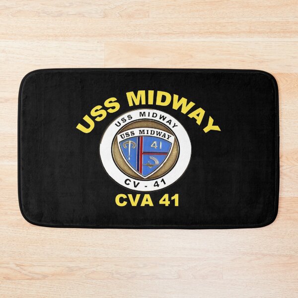 Artikelvorschau, USS Midway (CVB / CVA / CV-41) Wappen für Dunkelheit entworfen und verkauft von Nikki SpaceStuffPlus.