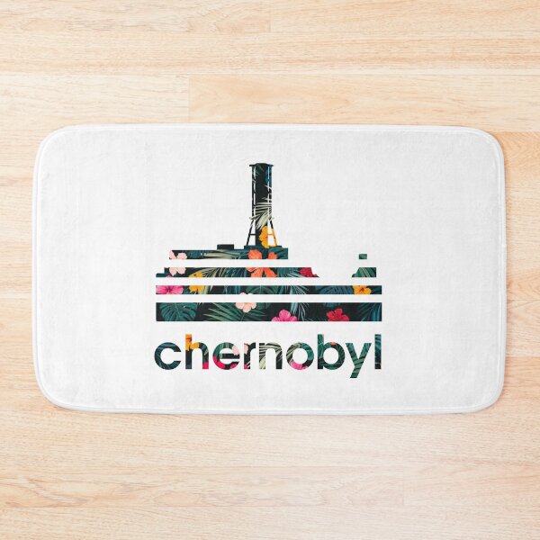 Item preview, Chernobyl Sports Tropical Floral Logo RBMK Roentgen Nuclear Power Liquidator Station Radiation designed and sold by elderberry.
