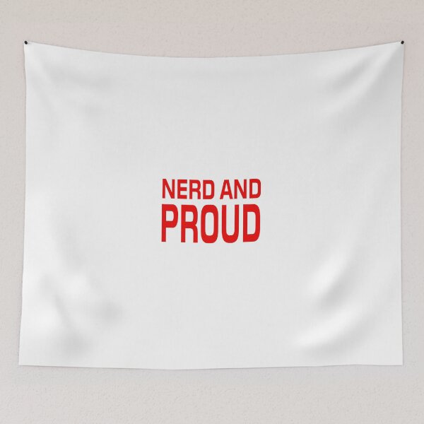 Item preview, Nerd and Proud designed and sold by NERDDZ.