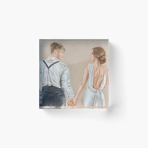 Item preview, Just Married (Timeless Lucy & Wyatt) designed and sold by BusyFeeArt.