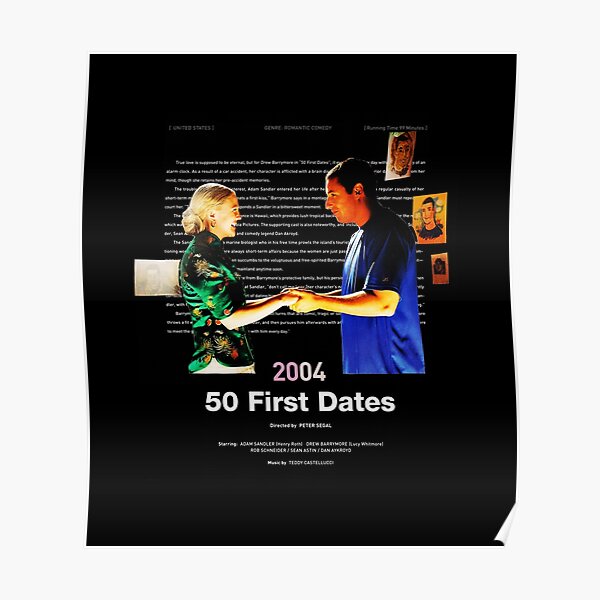 50 first dates movie poster high quality