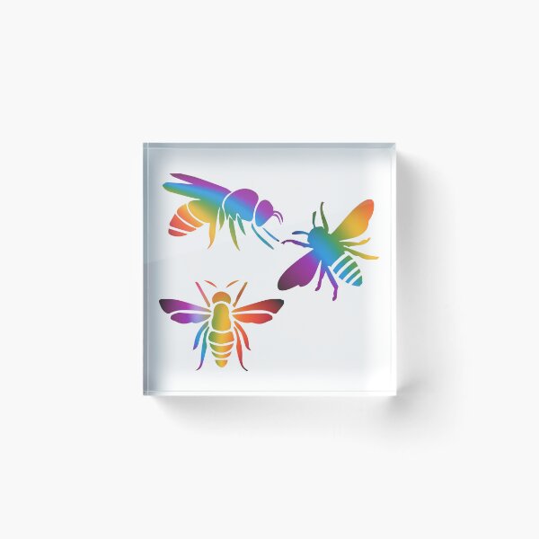 Item preview, Rainbow Bees designed and sold by madtoyman.