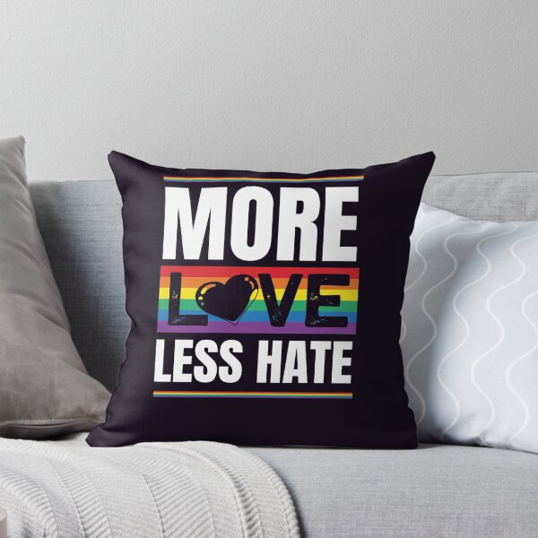 Item preview, LGBT Lesbian Gay Pride More Love less Hate designed and sold by eaglestyle.
