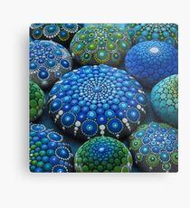 Coole Ton Mandala Stone Collection Metallbild