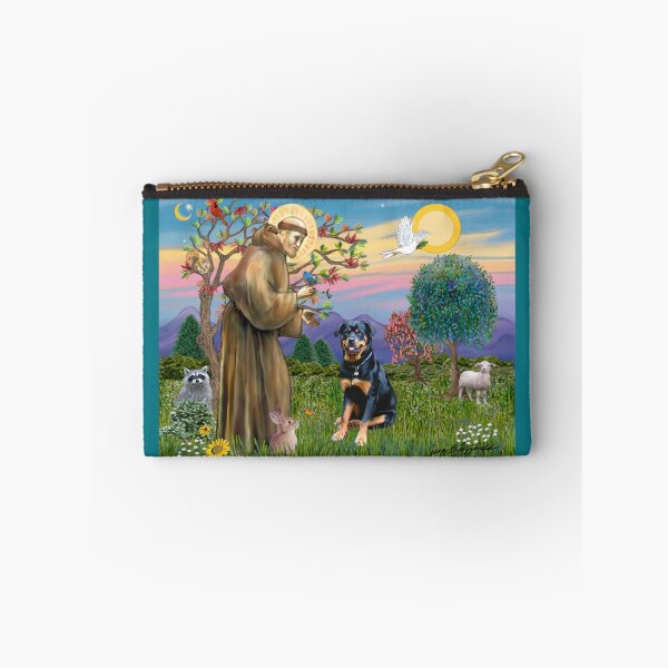 Item preview, St. Francis Blesses a Rottweiler designed and sold by JeanBFitzgerald.
