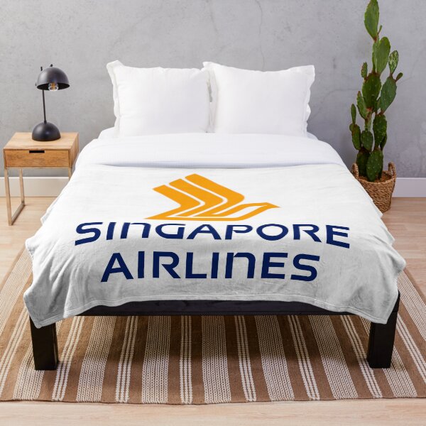 Singapore Airlines Logo Throw Blanket