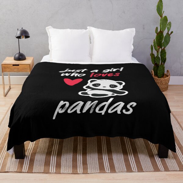 Item preview, Just a Girl Who Loves Pandas designed and sold by MooonTees.