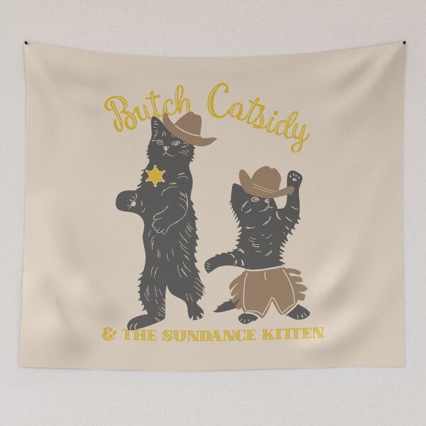 Item preview, Butch Catsidy and the Sundance Kitten designed and sold by awkwarddesignco.