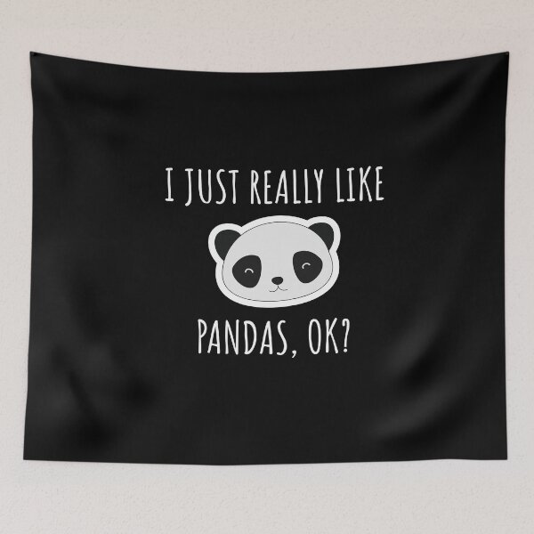 Item preview, I Just Really Like Pandas, Ok? designed and sold by MooonTees.