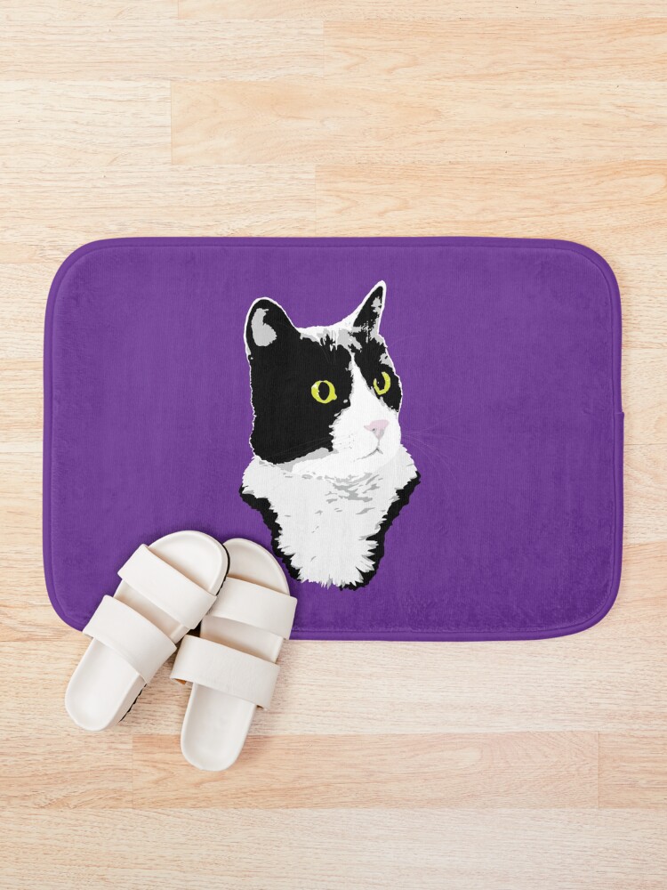 Alternate view of Regal Tuxedo Kitty Bath Mat