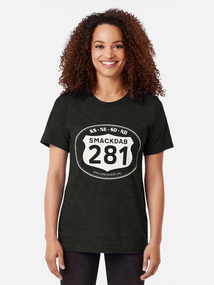 Alternate view of Smackdab Logo Tri-blend T-Shirt