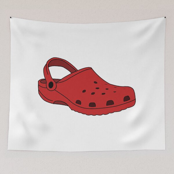 Aperçu de l'œuvre Crocs rouges créée et vendue par EmilyCreations.