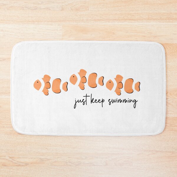 Item preview, Just Keep Swimming Clown Fish designed and sold by annmariestowe.