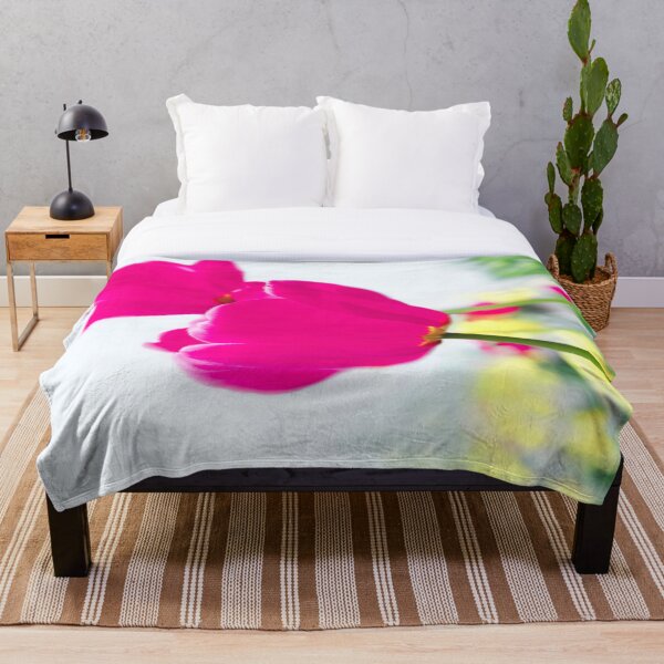 Hot Pink Prelude Throw Blanket