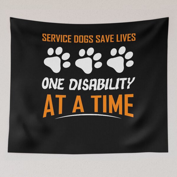 Item preview, Service Dogs Save Lives |Disablity|Animals|Dogs| designed and sold by BiagioDeFranco.