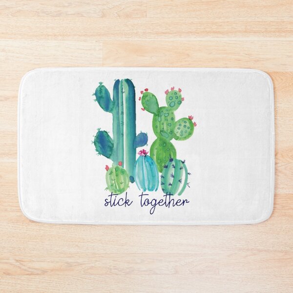 Item preview, Stick Together Watercolor Cacti designed and sold by annmariestowe.