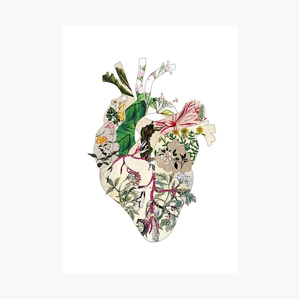 Item preview, Vintage Botanical Heart designed and sold by BiancaGreen.