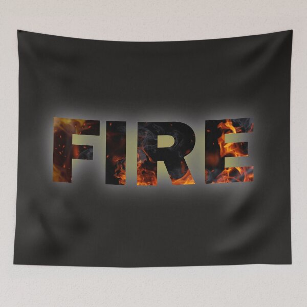 Item preview, Fire Flames Text designed and sold by NorseTech.