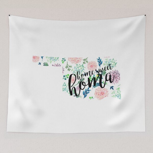 Item preview, Home Sweet Homa Floral Oklahoma designed and sold by annmariestowe.
