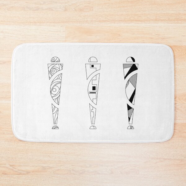 Item preview, trio. art nouveau black/white mix fill. designed and sold by IaPo.