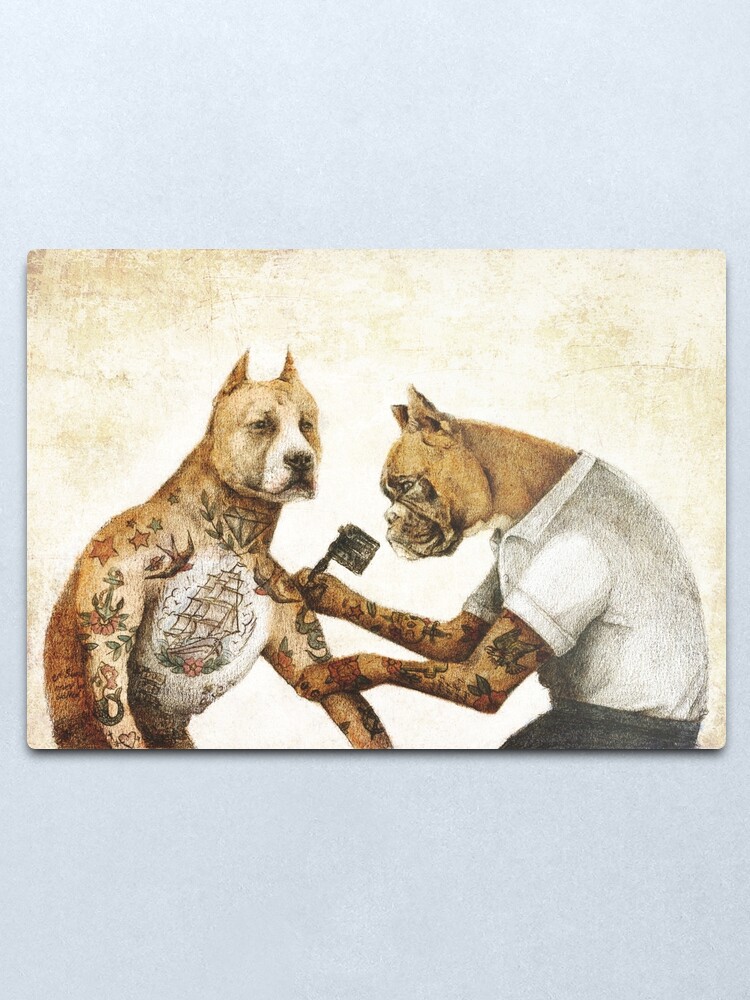 Alternate view of The Tattooist Metal Print