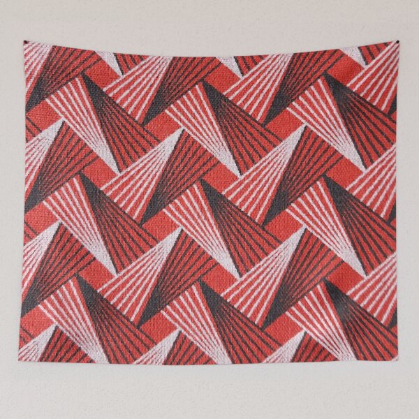 Item preview, Shweshwe South African Geometric Pattern designed and sold by Vicky Brago-Mitchell®.