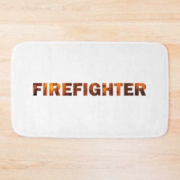 Item preview, Firefighter Text in Fire designed and sold by NorseTech.