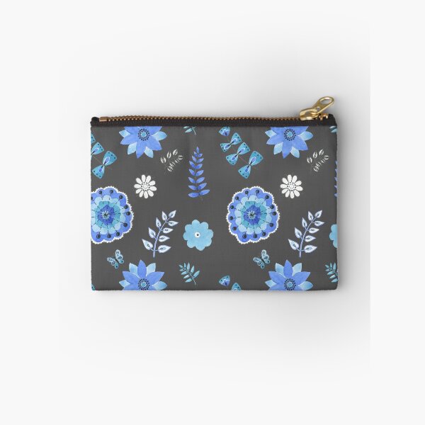 Item preview, Blue Floral Pattern on Dark - Branches designed and sold by TheJessaChannel.