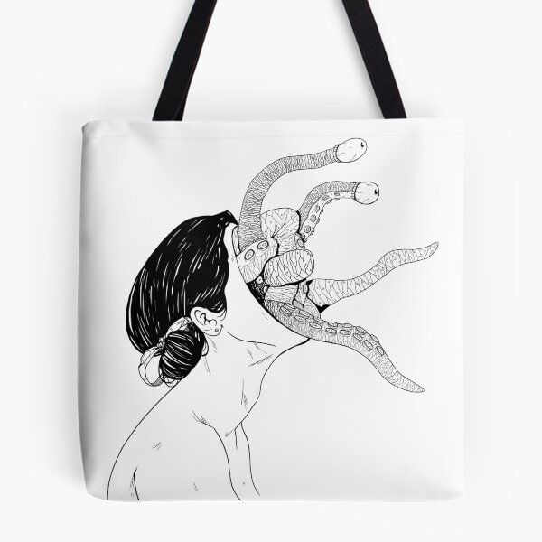 Item preview, Tentacle Face Line designed and sold by ArtomalyArt.