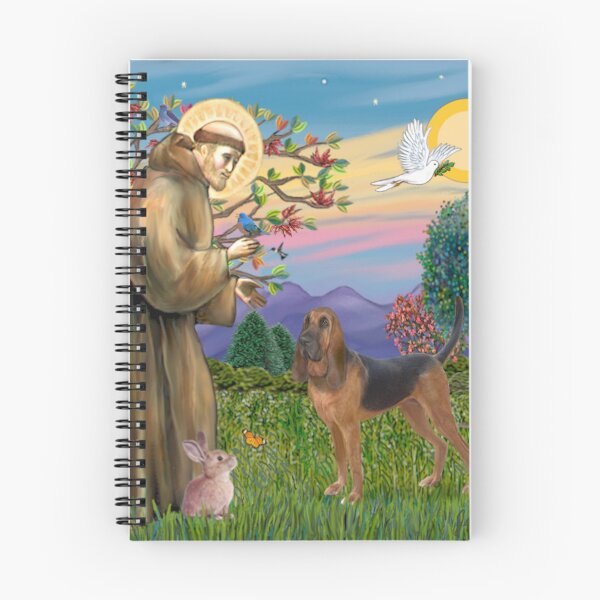 Item preview, Saint Francis Blesses a Bloodhound designed and sold by JeanBFitzgerald.