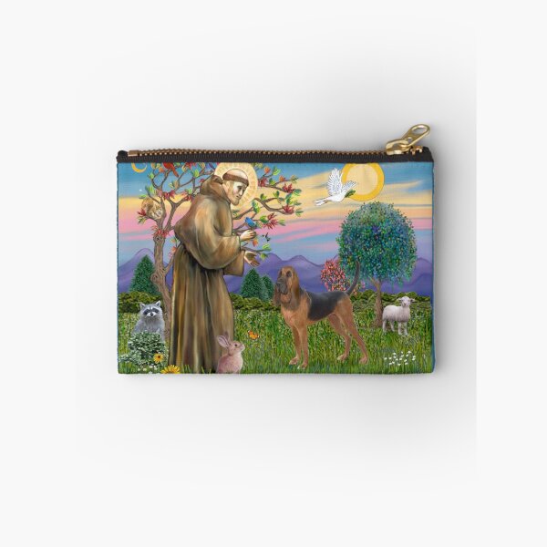 Item preview, Saint Francis Blesses a Bloodhound designed and sold by JeanBFitzgerald.