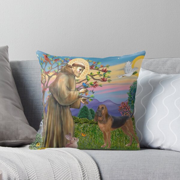 Item preview, Saint Francis Blesses a Bloodhound designed and sold by JeanBFitzgerald.