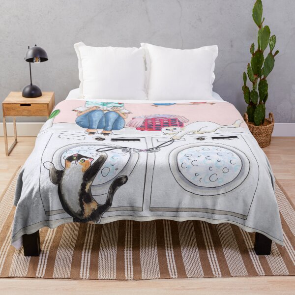 Item preview, laundry with cats designed and sold by reyniramirezfi.