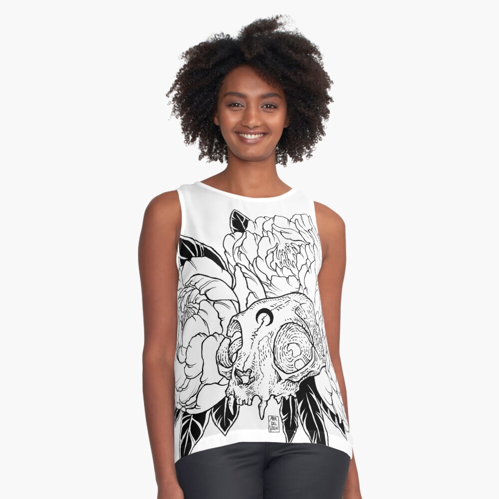 Item preview, Sleeveless Top designed and sold by mardelvallearts.