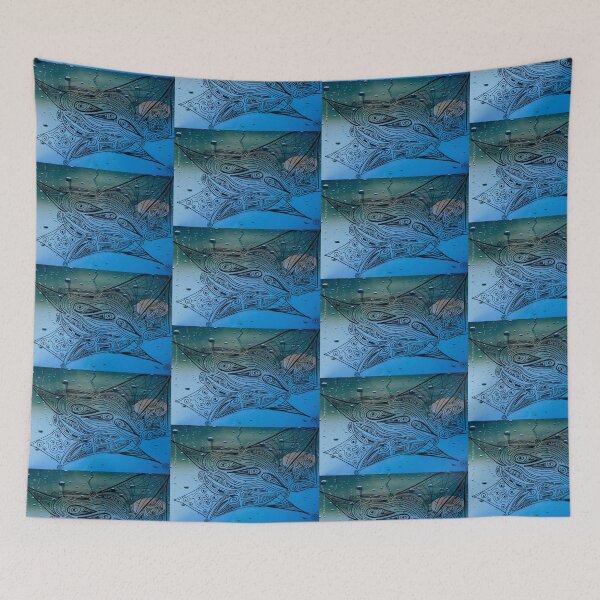 Item preview, Mandala in the rain designed and sold by Kunterbuntes.