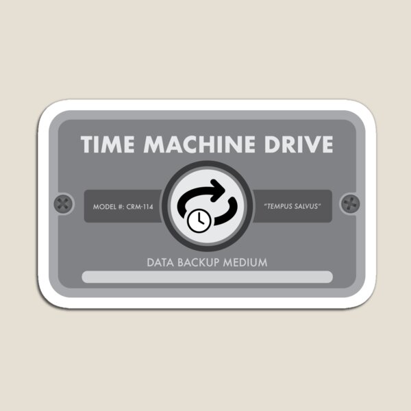 Time Machine Drive - External Hard Drive (#004 in a series) Magnet