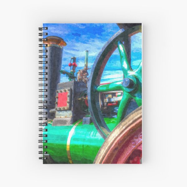 Item preview, Clayton and Shuttleworth Traction Engine Art designed and sold by Londonimages.