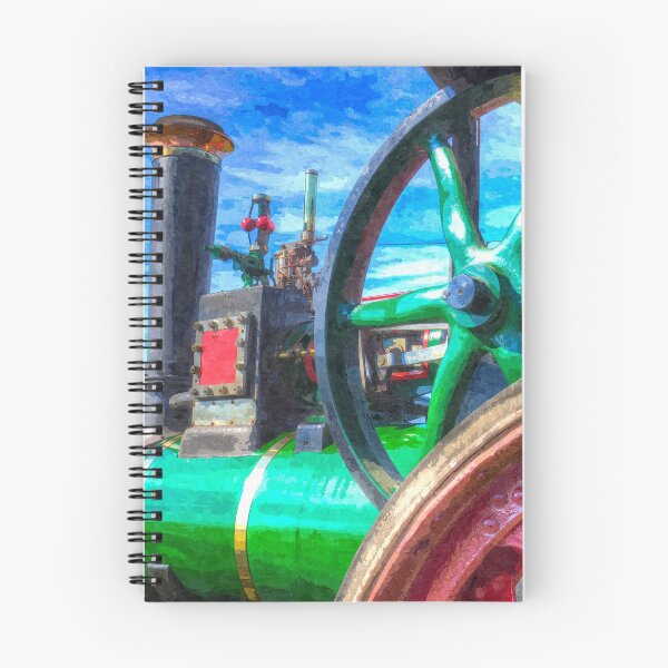 Item preview, Clayton and Shuttleworth Traction Engine Art designed and sold by Londonimages.