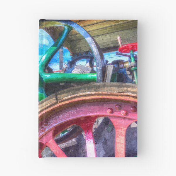 Item preview, Clayton and Shuttleworth Traction Engine Art designed and sold by Londonimages.