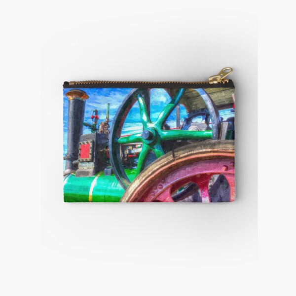 Item preview, Clayton and Shuttleworth Traction Engine Art designed and sold by Londonimages.