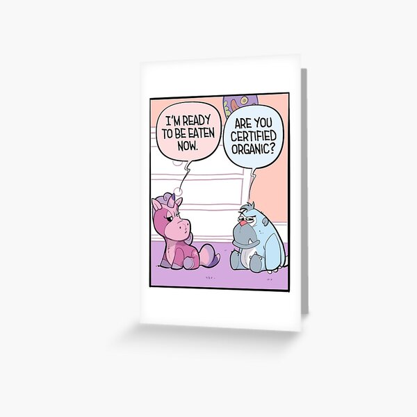 "You have to watch what you eat!" Greeting Card