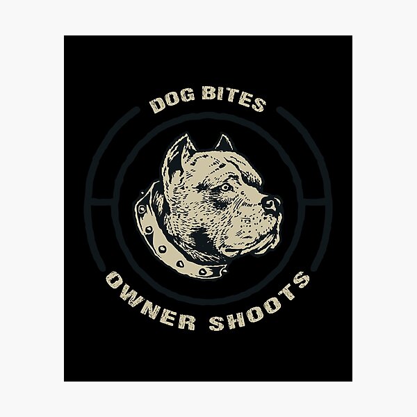 Item preview, Dog Bites Owner Shoots designed and sold by KoolMoDee.