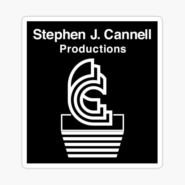 NDVH Stephen J. Cannell Productions Sticker