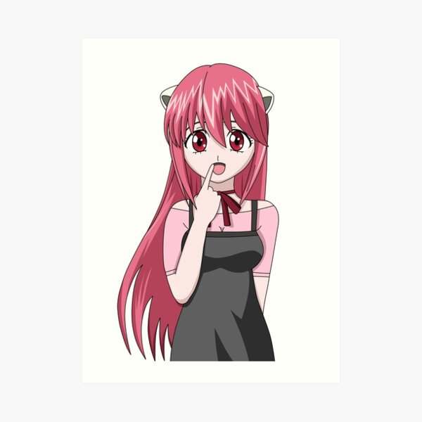 Lucy Elfen Lied, an art print by Sucubuss Art - INPRNT