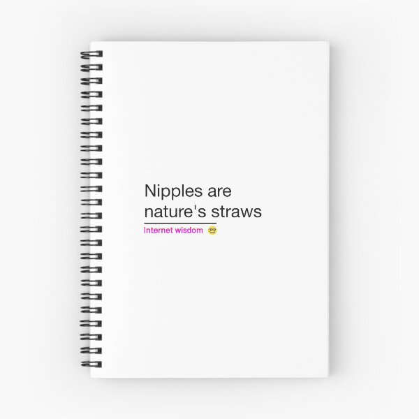 Item preview, Nipples are  nature's straws designed and sold by Juandiegoles.
